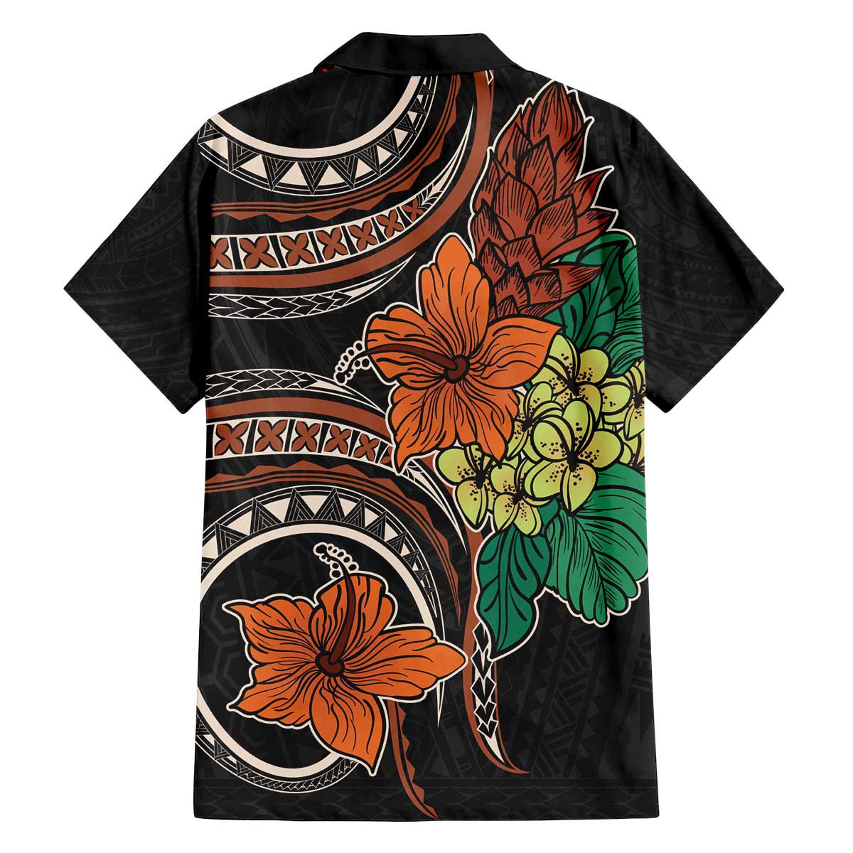 Vintage Hibiscus Pacific Floral Family Matching Puletasi and Hawaiian Shirt LT9 - Polynesian Pride