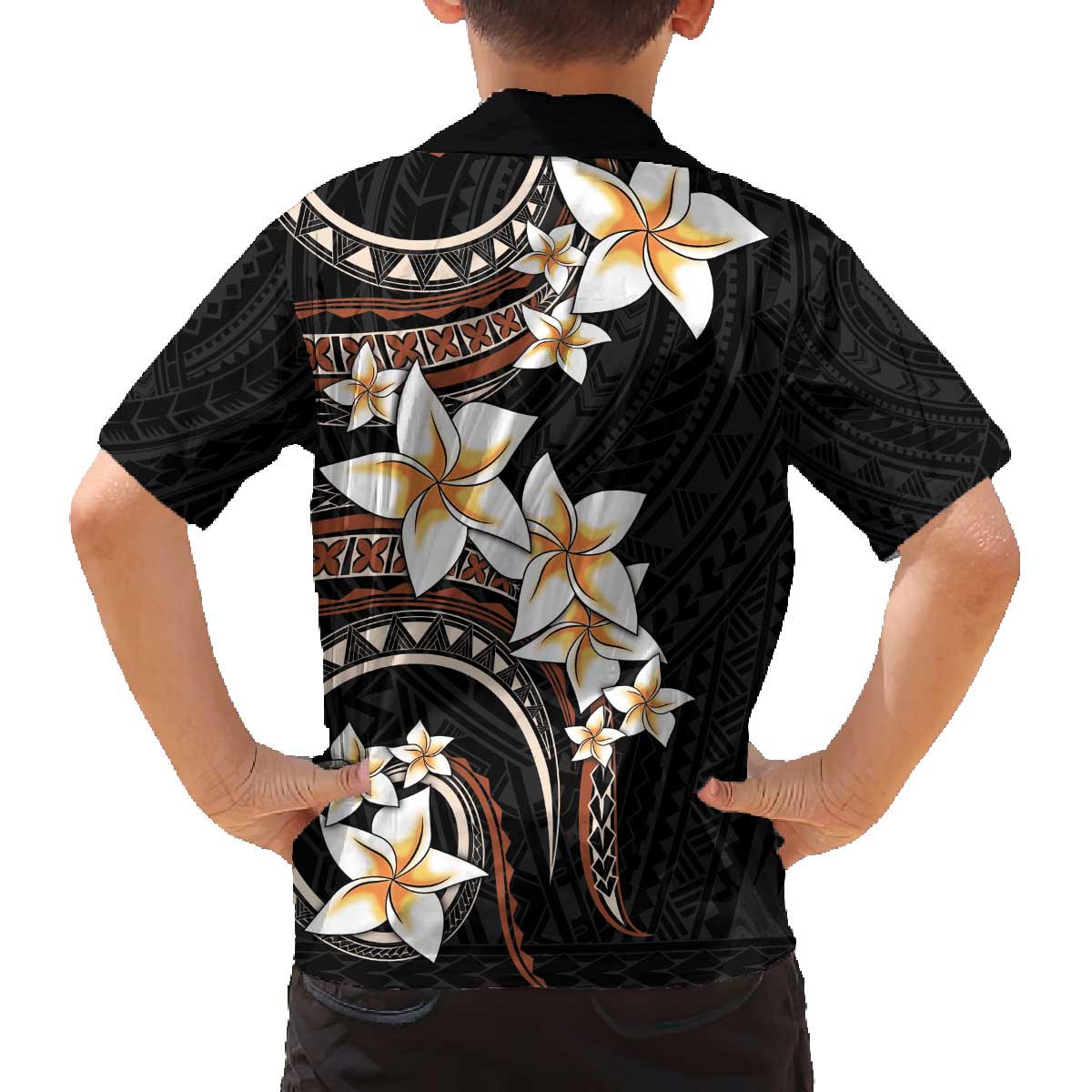 Vintage Plumeria Pacific Floral Family Matching Puletasi and Hawaiian Shirt LT9 - Polynesian Pride