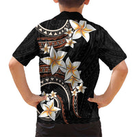 Vintage Plumeria Pacific Floral Kid Hawaiian Shirt LT9 - Polynesian Pride