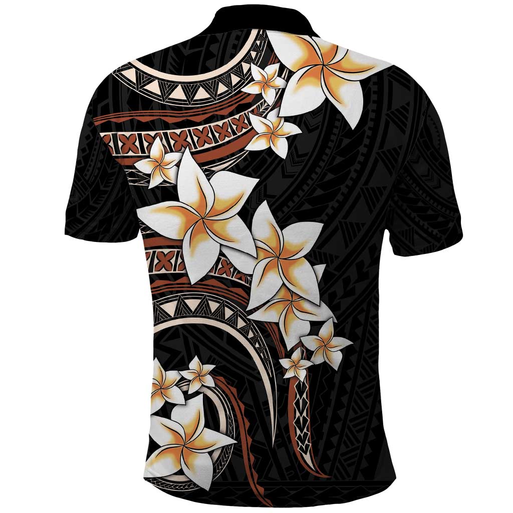 Vintage Plumeria Pacific Floral Polo Shirt LT9 - Polynesian Pride