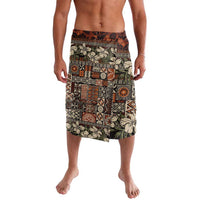 Pacific Hibiscus Tapa Tribal Vintage Lavalava Brown Motif LT9 Brown - Polynesian Pride