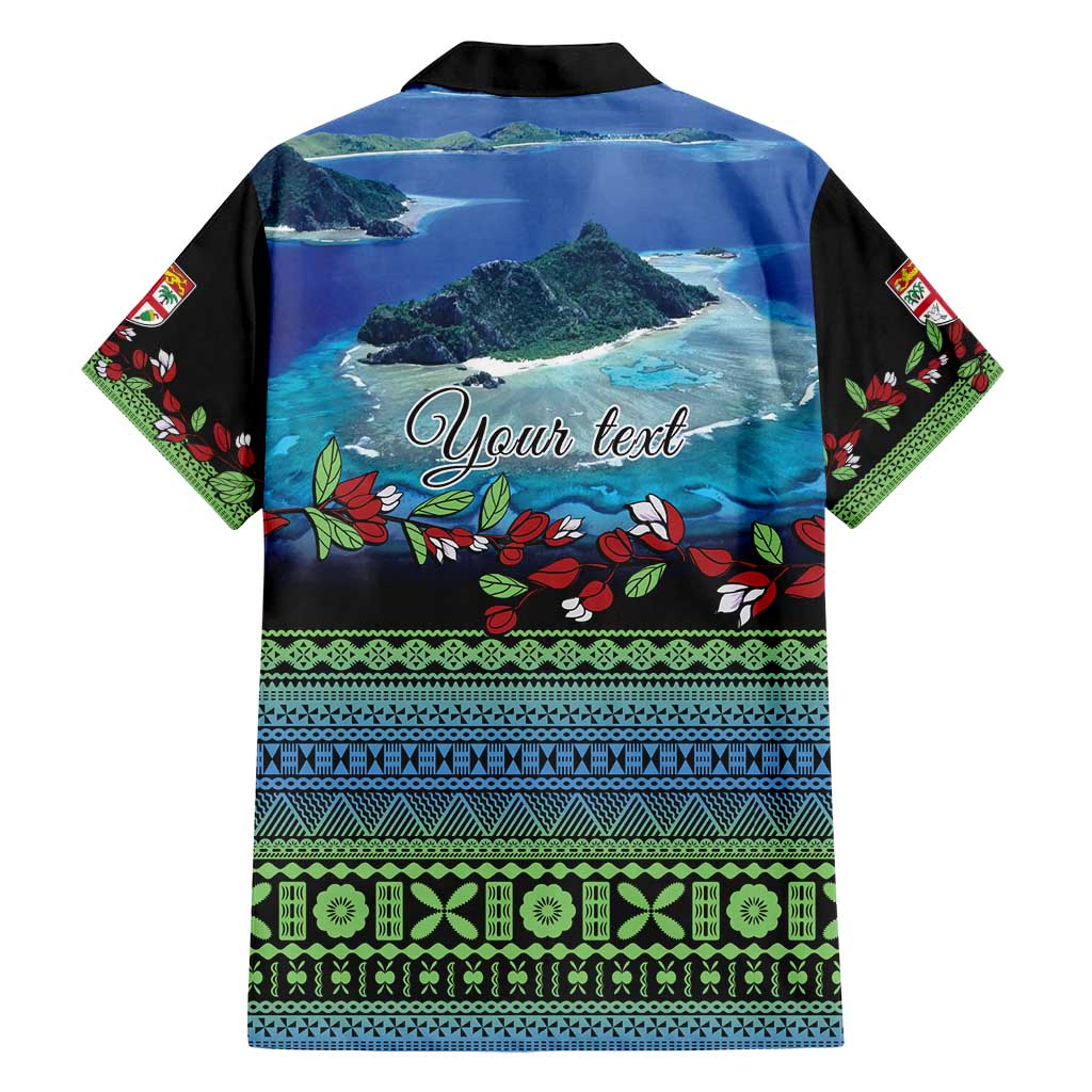 Personalised Fiji Viti Levu Family Matching Off Shoulder Maxi Dress and Hawaiian Shirt Tagimoucia and Tapa Tribal Pattern LT9 - Polynesian Pride