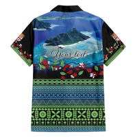 Personalised Fiji Viti Levu Family Matching Off Shoulder Maxi Dress and Hawaiian Shirt Tagimoucia and Tapa Tribal Pattern LT9 - Polynesian Pride