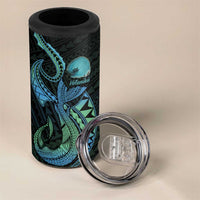 Personalised Hawaii Kure Atoll 4 in 1 Can Cooler Tumbler Holaniku Coral Reef with Polynesian Tribal LT9 - Polynesian Pride