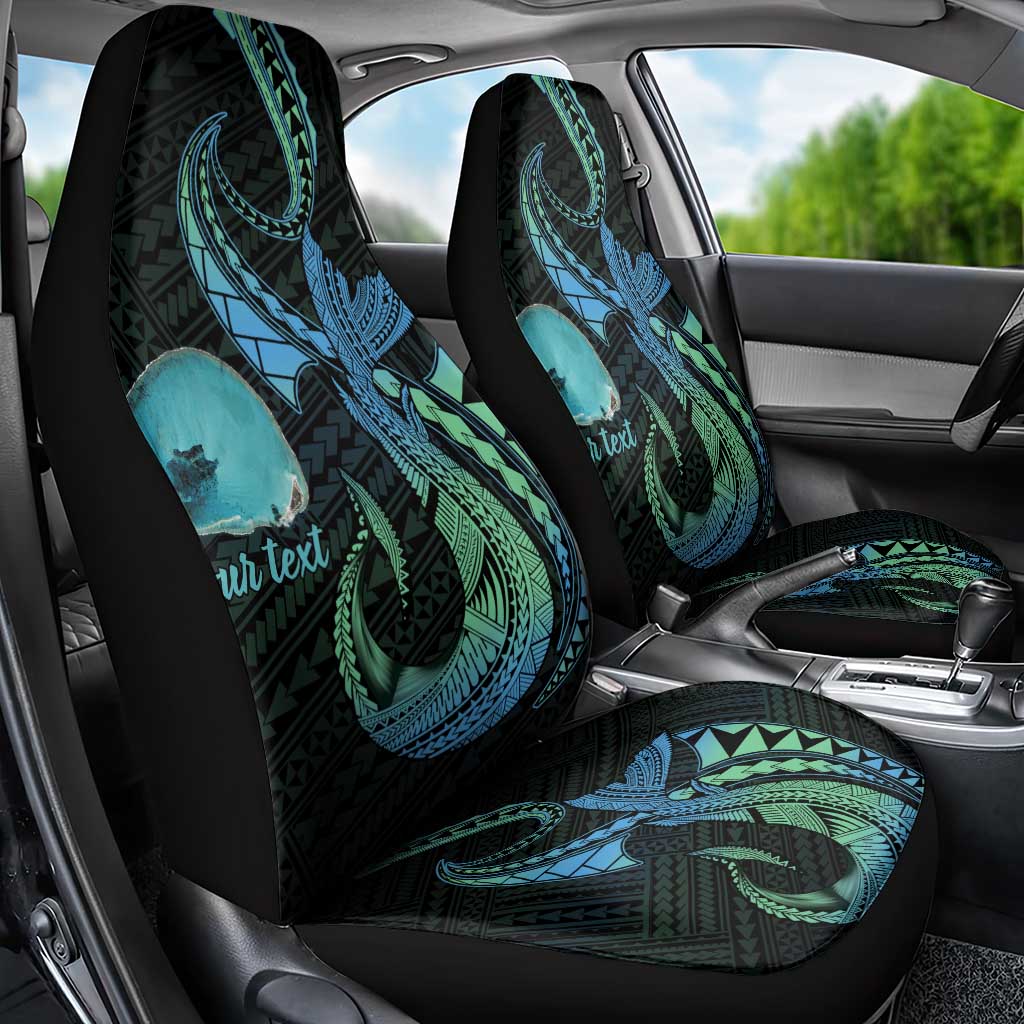 Personalised Hawaii Kure Atoll Car Seat Cover Holaniku Coral Reef with Polynesian Tribal LT9 - Polynesian Pride