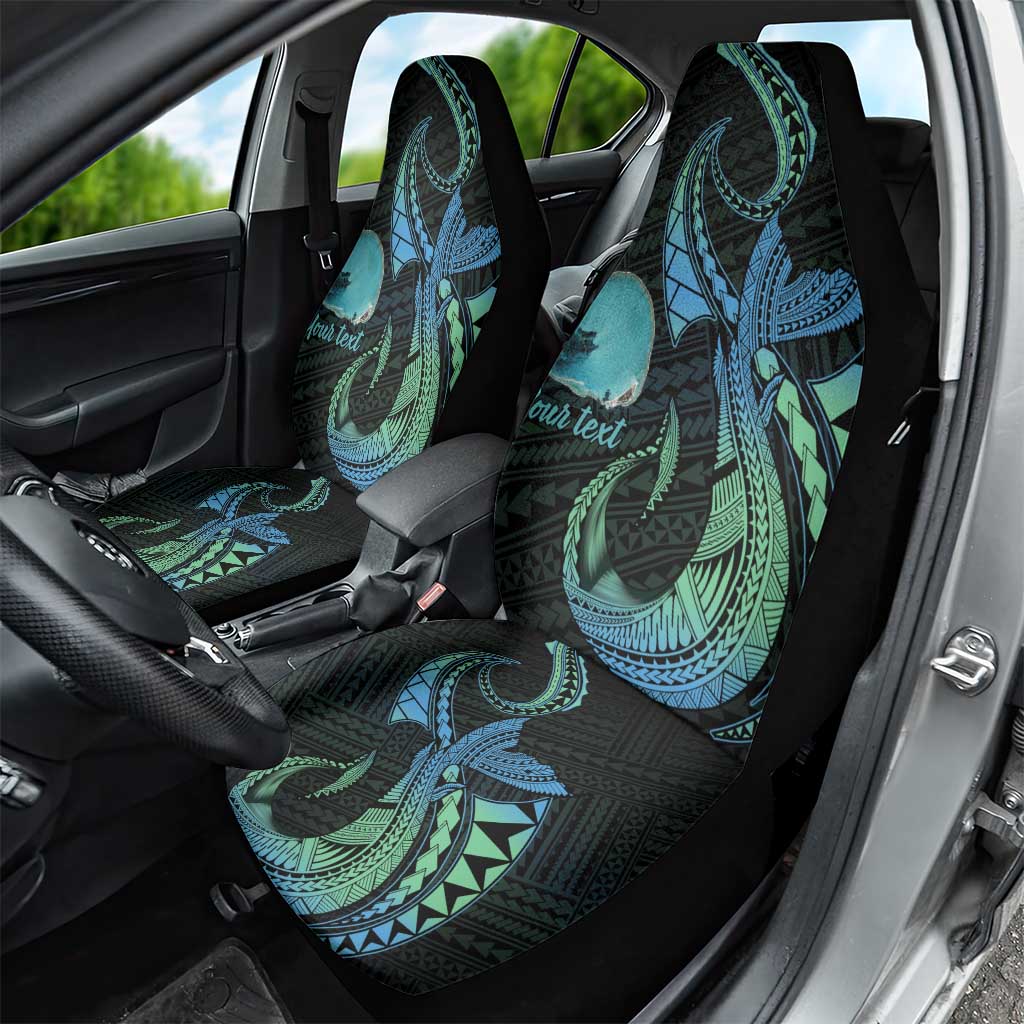 Personalised Hawaii Kure Atoll Car Seat Cover Holaniku Coral Reef with Polynesian Tribal LT9 - Polynesian Pride