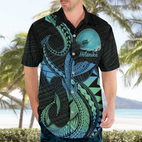 Personalised Hawaii Kure Atoll Hawaiian Shirt Holaniku Coral Reef with Polynesian Tribal LT9 - Polynesian Pride
