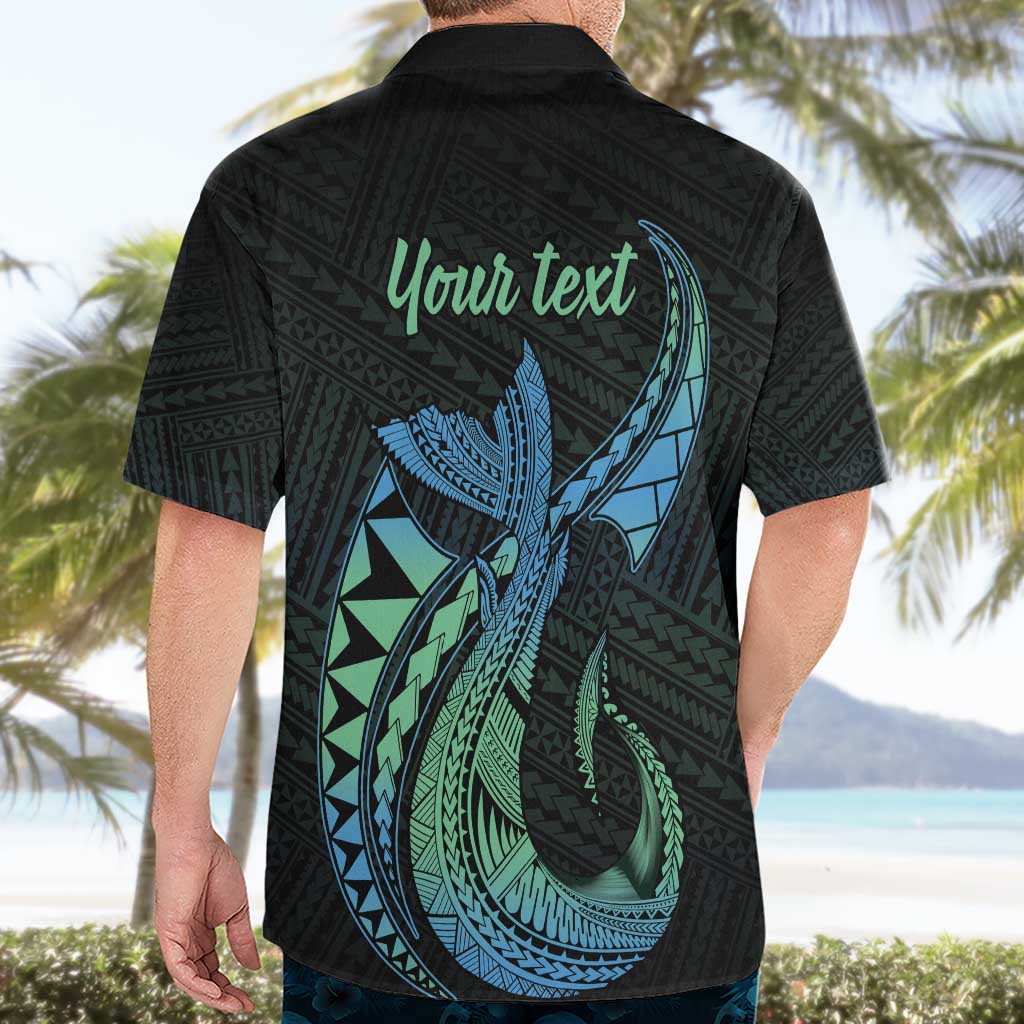 Personalised Hawaii Kure Atoll Hawaiian Shirt Holaniku Coral Reef with Polynesian Tribal LT9 - Polynesian Pride