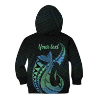 Personalised Hawaii Kure Atoll Kid Hoodie Holaniku Coral Reef with Polynesian Tribal LT9 - Polynesian Pride