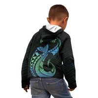 Personalised Hawaii Kure Atoll Kid Hoodie Holaniku Coral Reef with Polynesian Tribal LT9 - Polynesian Pride