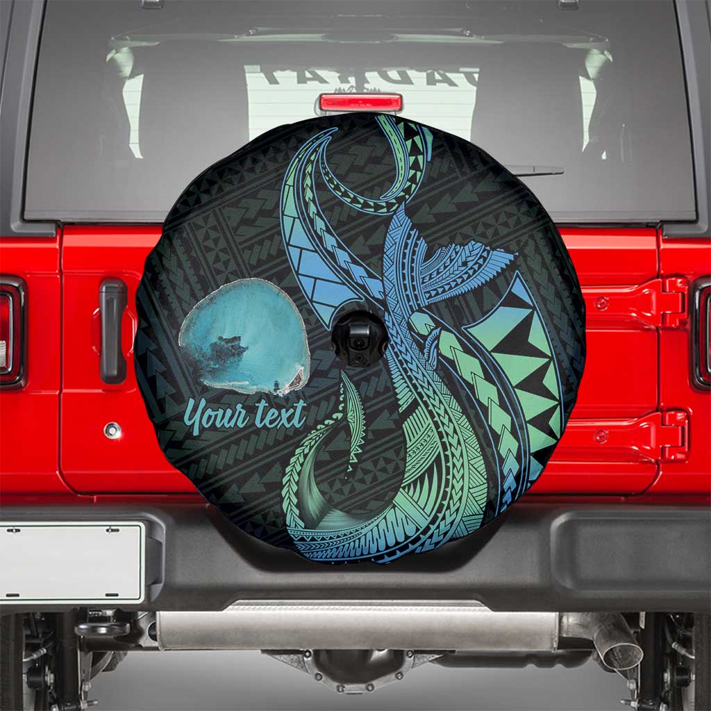 Personalised Hawaii Kure Atoll Spare Tire Cover Holaniku Coral Reef with Polynesian Tribal LT9 - Polynesian Pride
