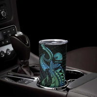 Personalised Hawaii Kure Atoll Tumbler Cup Holaniku Coral Reef with Polynesian Tribal LT9 - Polynesian Pride
