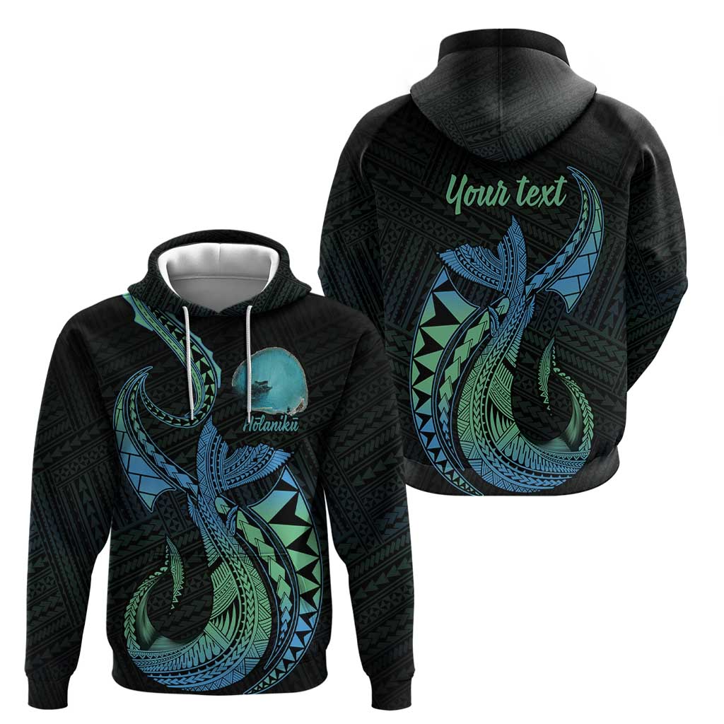 Personalised Hawaii Kure Atoll Zip Hoodie Holaniku Coral Reef with Polynesian Tribal LT9 - Polynesian Pride