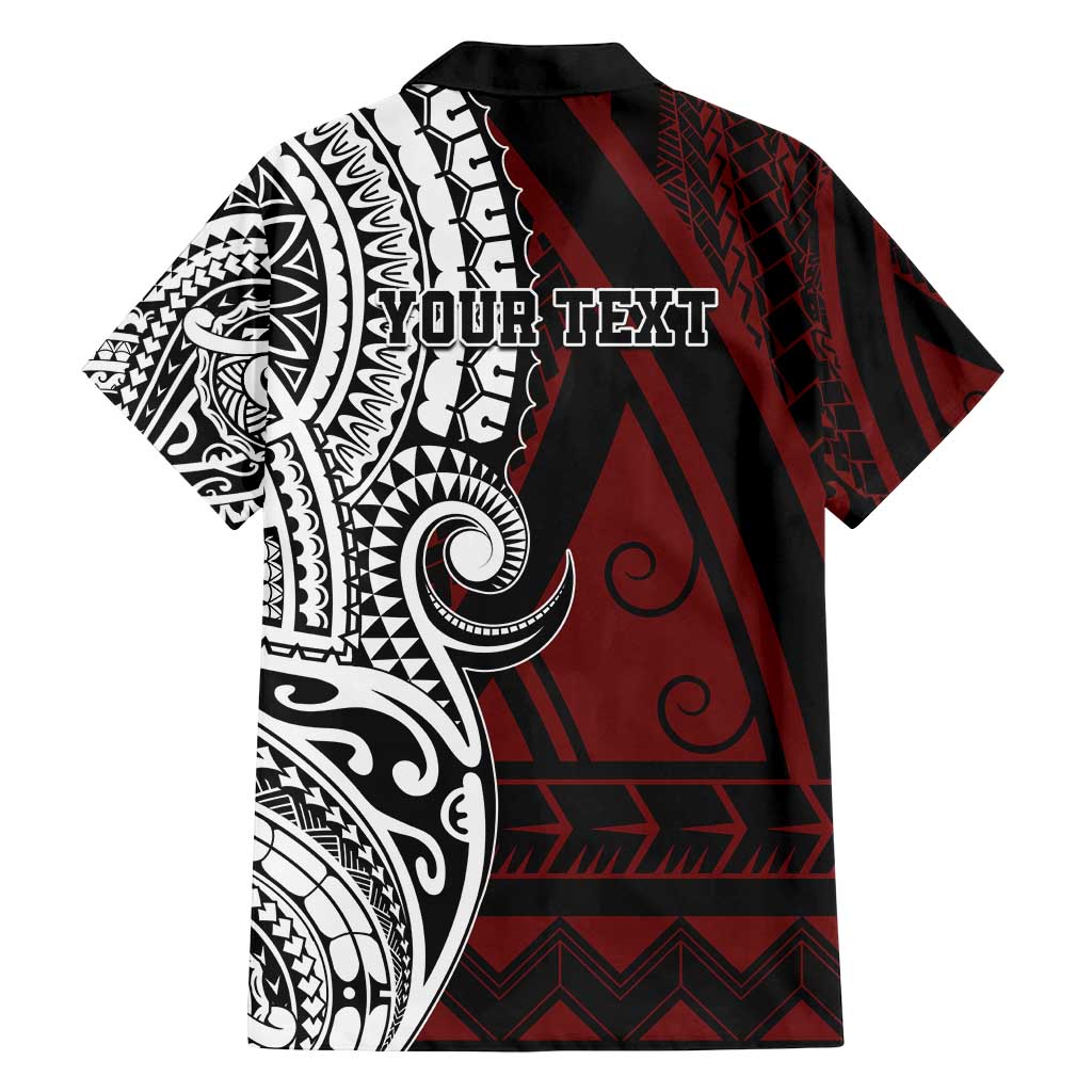Personalised Tonga Constitution Day 1875 Family Matching Long Sleeve Bodycon Dress and Hawaiian Shirt Polynesian Tribal Tattoo LT9 - Polynesian Pride