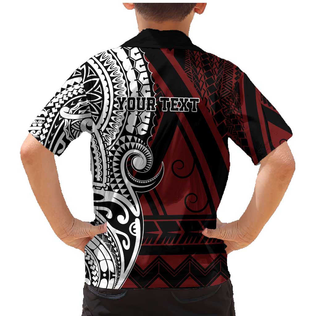 Personalised Tonga Constitution Day 1875 Family Matching Mermaid Dress and Hawaiian Shirt Polynesian Tribal Tattoo LT9 - Polynesian Pride
