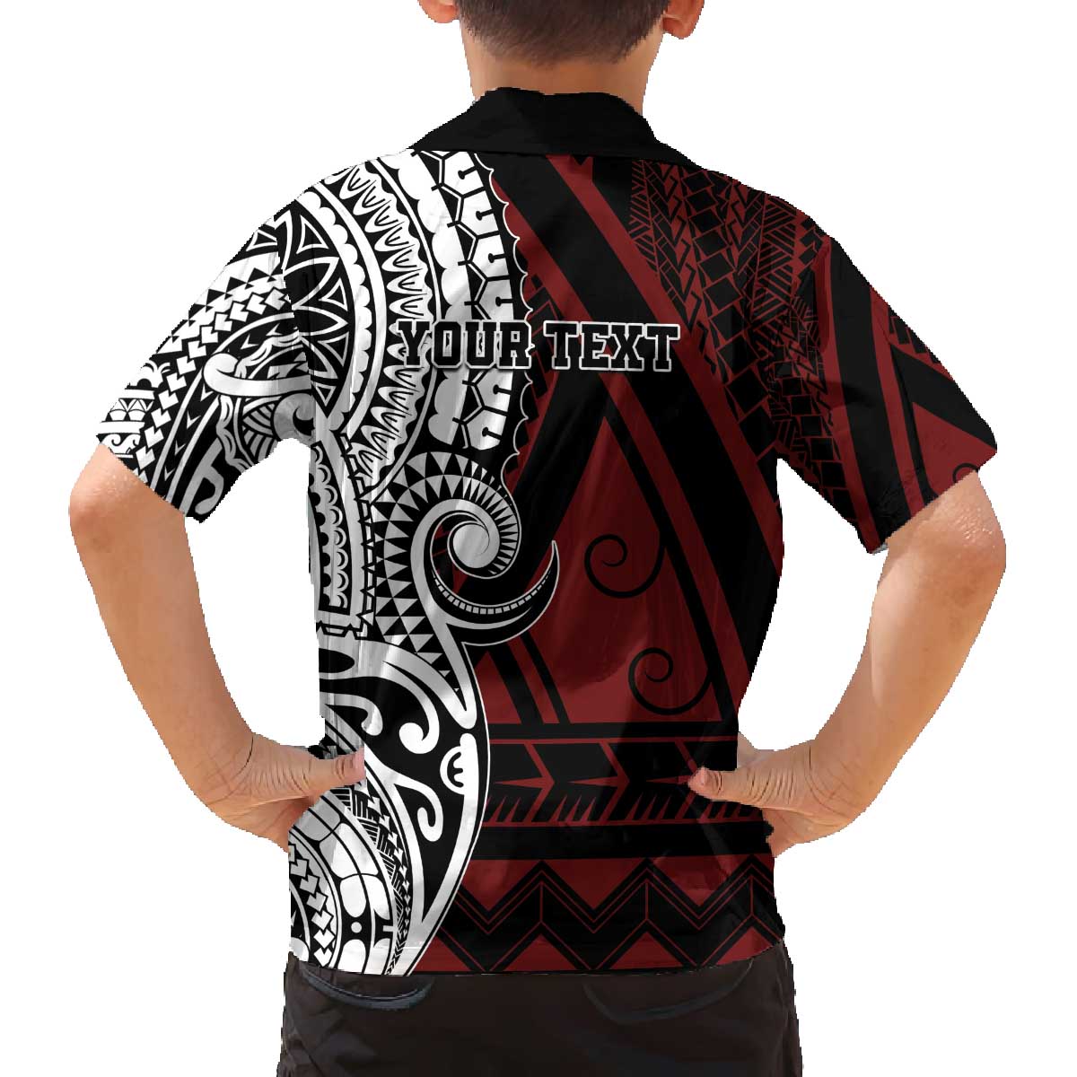Personalised Tonga Constitution Day 1875 Family Matching Off The Shoulder Long Sleeve Dress and Hawaiian Shirt Polynesian Tribal Tattoo LT9 - Polynesian Pride