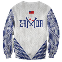 White Samoa Tribal Chest Tattoo Sweatshirt LT9 - Polynesian Pride