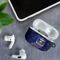 Toa Samoa 40th Anniversary AirPods Case Royal Blue Tribal LT9 - Polynesian Pride