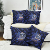 Toa Samoa 40th Anniversary Pillow Cover Royal Blue Tribal LT9 - Polynesian Pride
