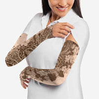 Polynesia Arm Sleeves Hibiscus Hawaiian Tribal Tattoo Retro Pink Pastel - Polynesian Pride