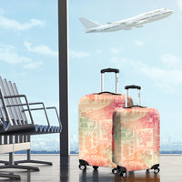 Hawaii Luggage Cover Aloha Tribal Pattern Sweat Pink Ombre LT9 - Polynesian Pride