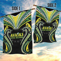 Rugby Cook Islands Avaiki Garden Flag Black Kuki Airani Tribal Maori Inspired LT9 - Polynesian Pride