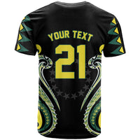 Custom Rugby Cook Islands Avaiki T Shirt Black Kuki Airani Tribal Maori Inspired LT9 - Polynesian Pride