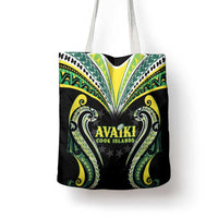 Rugby Cook Islands Avaiki Tote Bag Black Kuki Airani Tribal Maori Inspired LT9 - Polynesian Pride