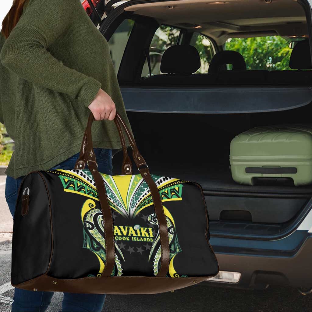 Rugby Cook Islands Avaiki Travel Bag Black Kuki Airani Tribal Maori Inspired LT9 - Polynesian Pride