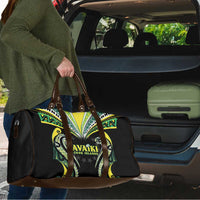 Rugby Cook Islands Avaiki Travel Bag Black Kuki Airani Tribal Maori Inspired LT9 - Polynesian Pride