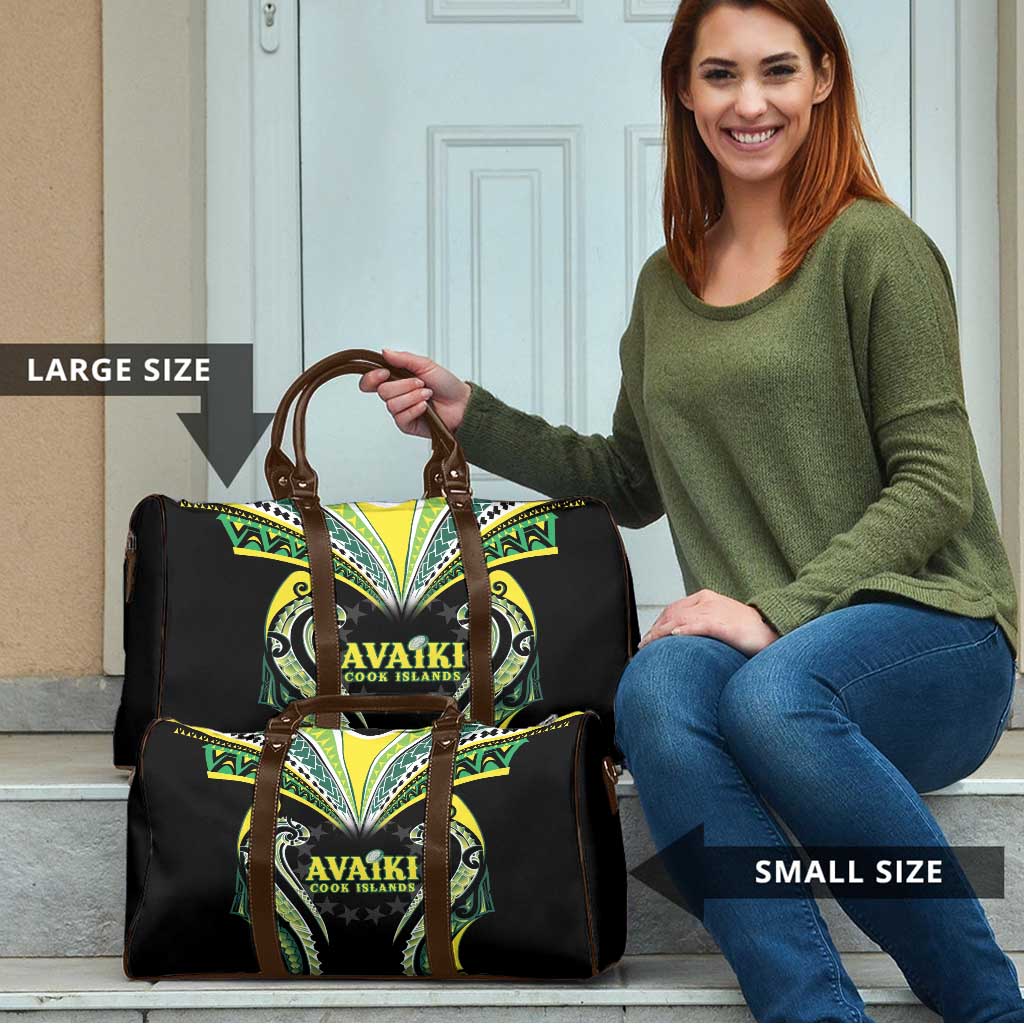Rugby Cook Islands Avaiki Travel Bag Black Kuki Airani Tribal Maori Inspired LT9 - Polynesian Pride