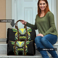 Rugby Cook Islands Avaiki Travel Bag Black Kuki Airani Tribal Maori Inspired LT9 - Polynesian Pride