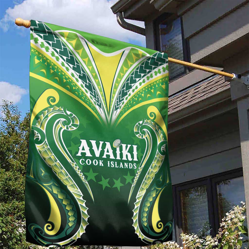 Rugby Cook Islands Avaiki Garden Flag Green Kuki Airani Tribal Maori Inspired LT9 - Polynesian Pride