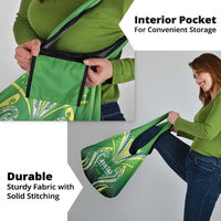 Rugby Cook Islands Avaiki Grocery Bag Green Kuki Airani Tribal Maori Inspired LT9 - Polynesian Pride