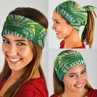Rugby Cook Islands Avaiki Neck Gaiter Green Kuki Airani Tribal Maori Inspired LT9 - Polynesian Pride