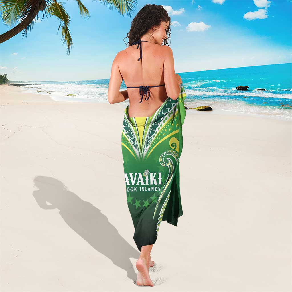 Rugby Cook Islands Avaiki Sarong Green Kuki Airani Tribal Maori Inspired LT9 - Polynesian Pride