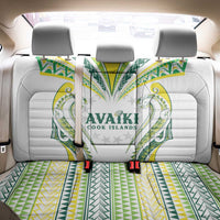 Rugby Cook Islands Avaiki Back Car Seat Cover White Kuki Airani Tribal Maori Inspired LT9 - Polynesian Pride