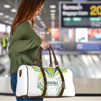 Rugby Cook Islands Avaiki Travel Bag White Kuki Airani Tribal Maori Inspired LT9 - Polynesian Pride