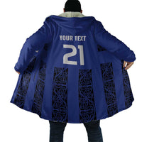 Custom Oceania Football NZ Auckland Cloak Maori Tribal Pattern