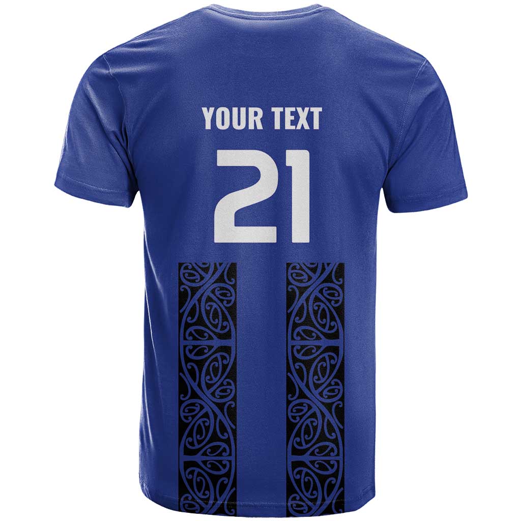 Custom Oceania Football NZ Auckland T Shirt Maori Tribal Pattern