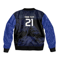Custom Oceania Football NZ Auckland Bomber Jacket Minimal City Map Style