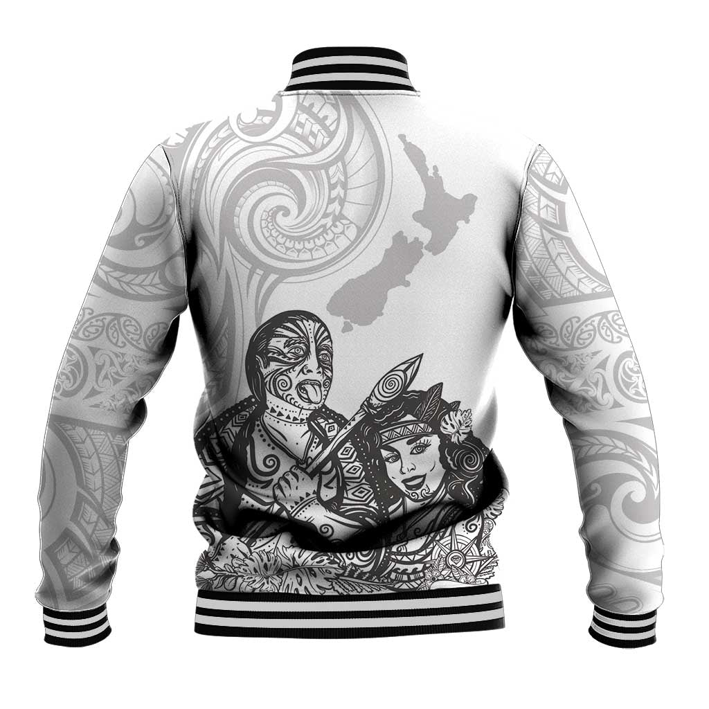 Aroha Maori Language Baseball Jacket Te Reo Maori Inspired Art