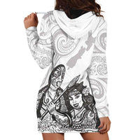 Aroha Maori Language Hoodie Dress Te Reo Maori Inspired Art LT9 - Polynesian Pride