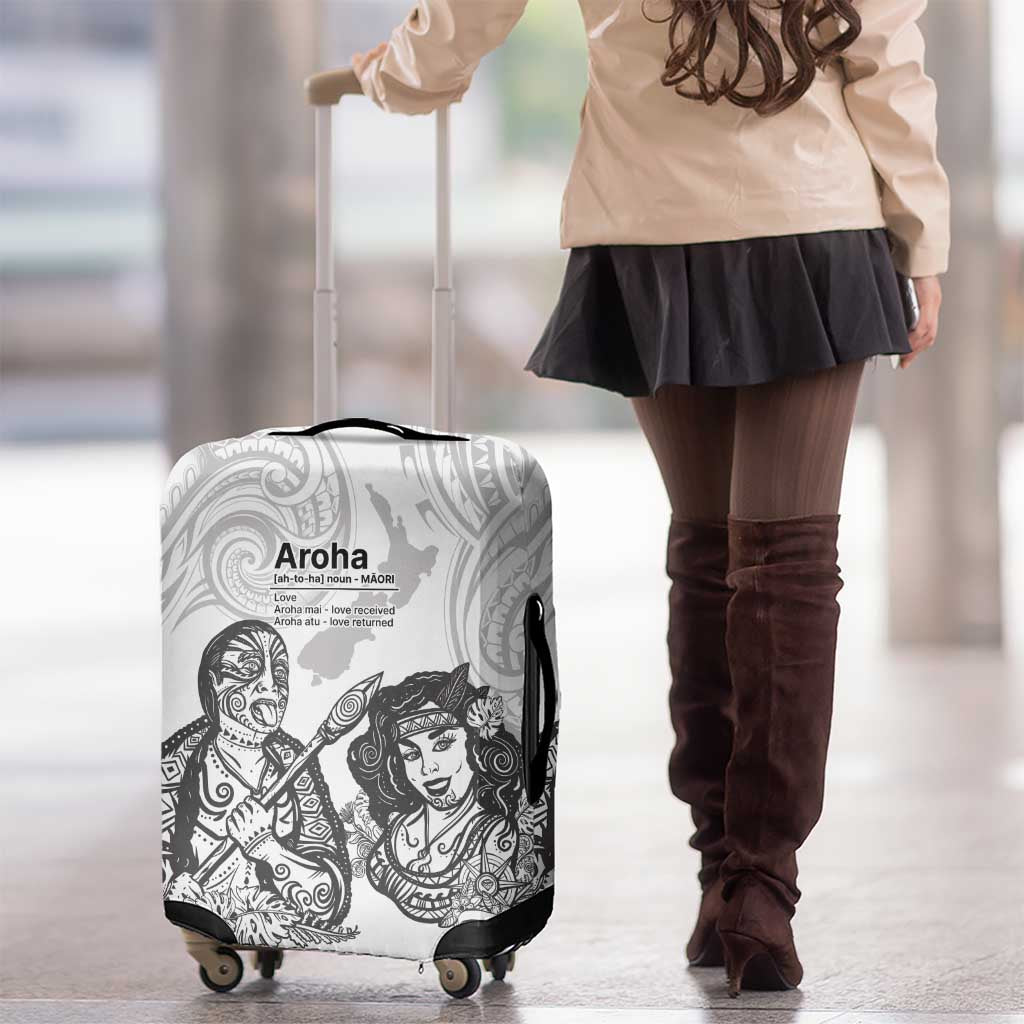 Aroha Maori Language Luggage Cover Te Reo Maori Inspired Art