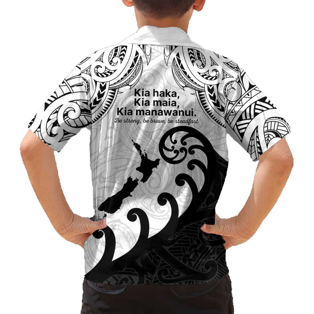 Kia Haka Maori language Family Matching Tank Maxi Dress and Hawaiian Shirt Te Reo Maori Inspired Art LT9 - Polynesian Pride