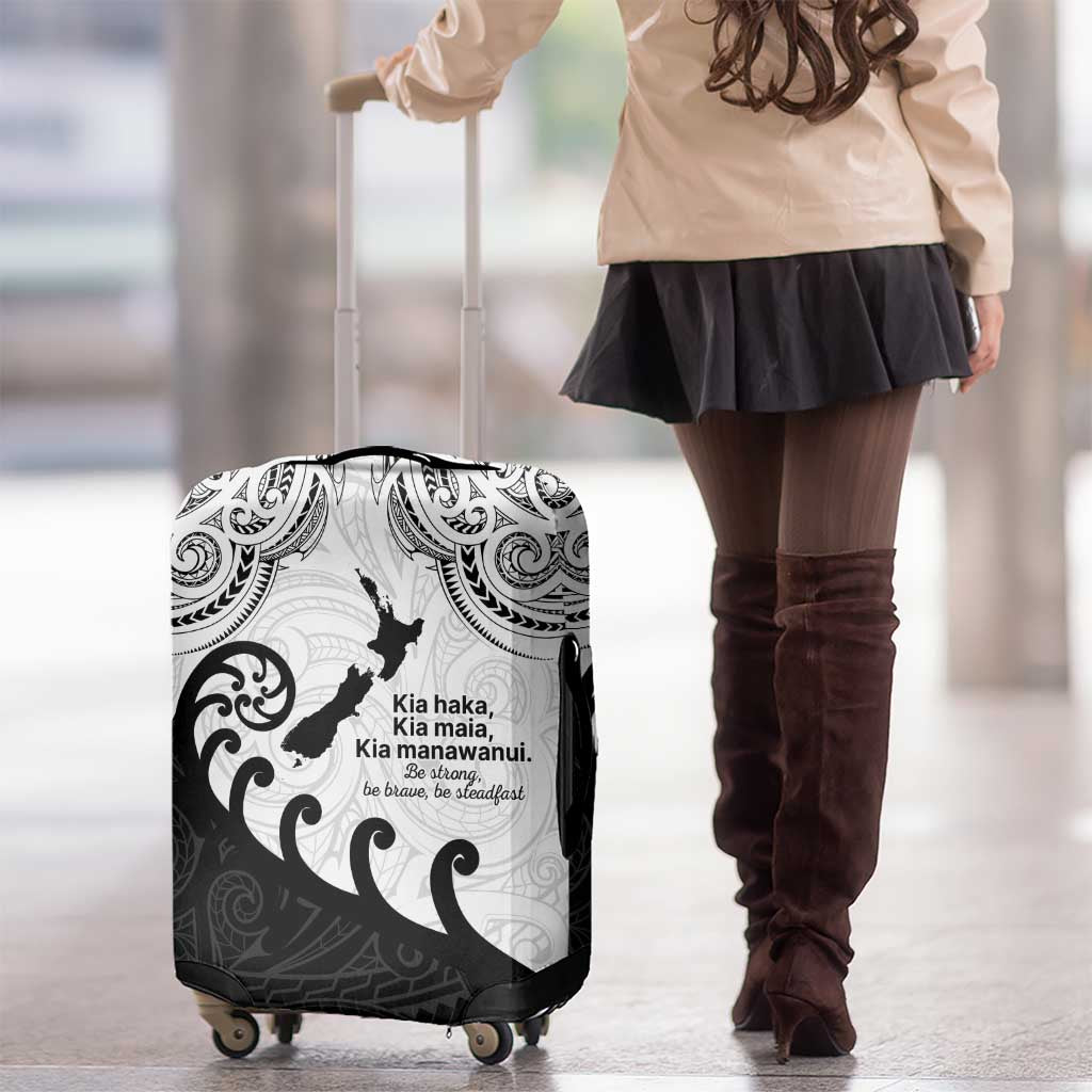 Kia Haka Maori language Luggage Cover Te Reo Maori Inspired Art LT9 - Polynesian Pride