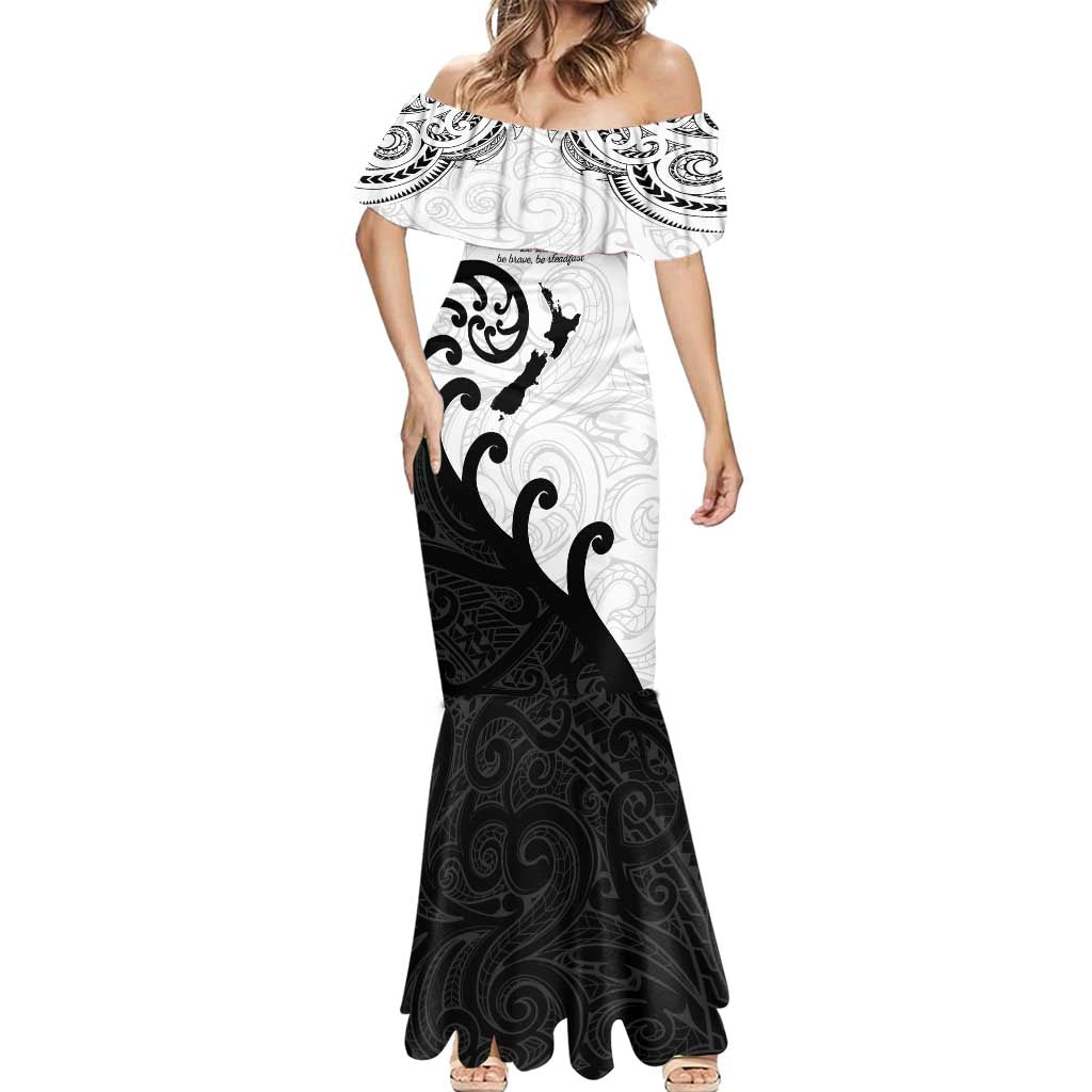 Kia Haka Maori language Mermaid Dress Te Reo Maori Inspired Art LT9 - Polynesian Pride