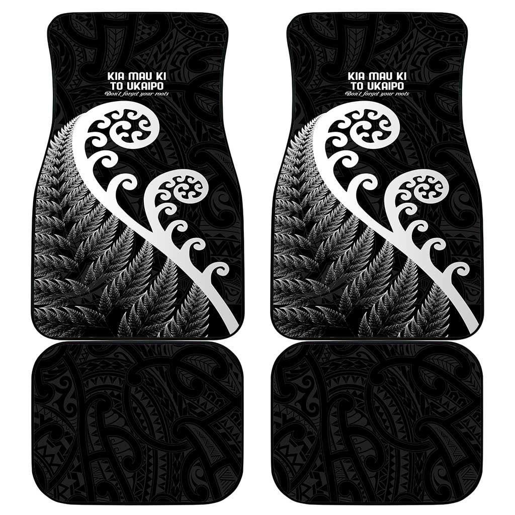 Kia Mau Ki To Ukaipo Car Mats Te Reo Maori Koru Fern Art LT9 - Polynesian Pride