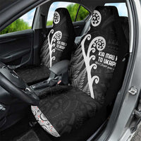 Kia Mau Ki To Ukaipo Car Seat Cover Te Reo Maori Koru Fern Art LT9 - Polynesian Pride
