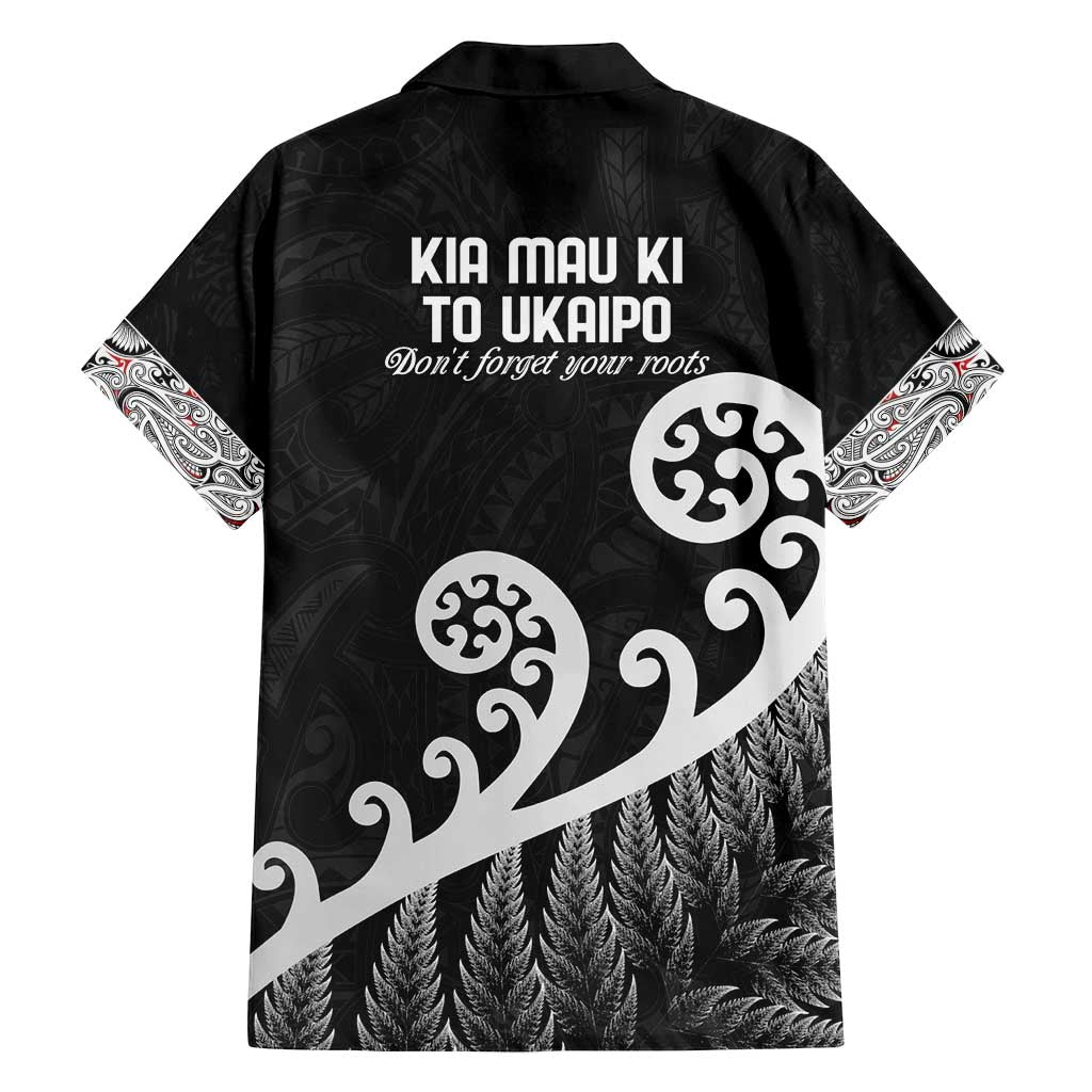 Kia Mau Ki To Ukaipo Family Matching Summer Maxi Dress and Hawaiian Shirt Te Reo Maori Koru Fern Art LT9 - Polynesian Pride